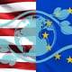 American Flag and European Union Representation